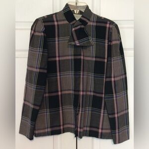 Vintage Miss Pendleton women’s button down size Large Plaid 100% virgin‎ wool